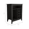 Tuhome Essential Bar Cabinet, One Open Shelf, Six Built-in Wine Rack, One Drawer, Black BLW6714 - alternate 6